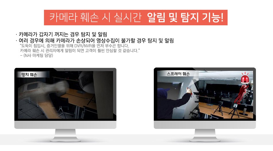 SK클라우드캠CCTV,SKcloudcam 훼손시 실시간 알림 및 탐지기능